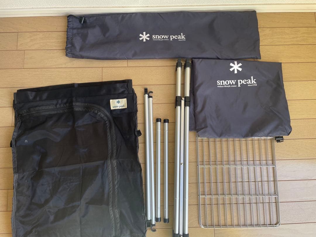 美品、 peak ネットラックスタンド　メッシュラックスタンド　旧型