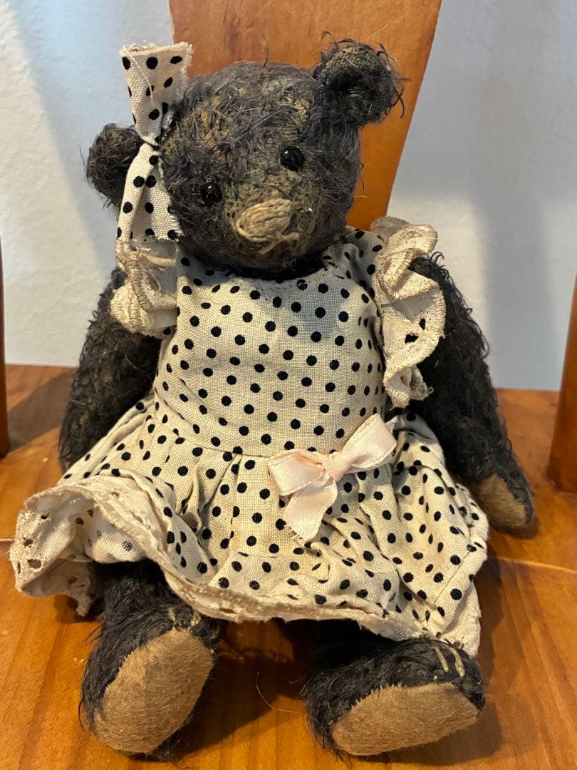 海外作家様　スーレイン　テディベア　水玉ドレス　可愛い