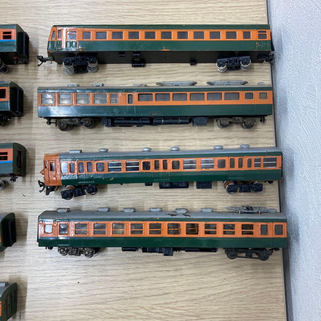鉄道模型 HOゲージ 国鉄153系急行電車 9両セット エンドウ含む ジャンク