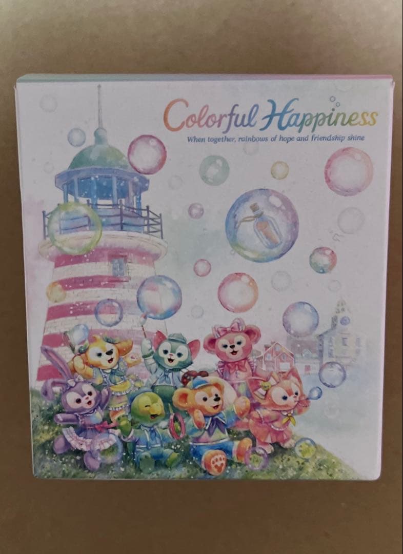 ディズニー　カラフルハピネス　ダッフィー　ワッペンホルダー　ワッペンコンプセット