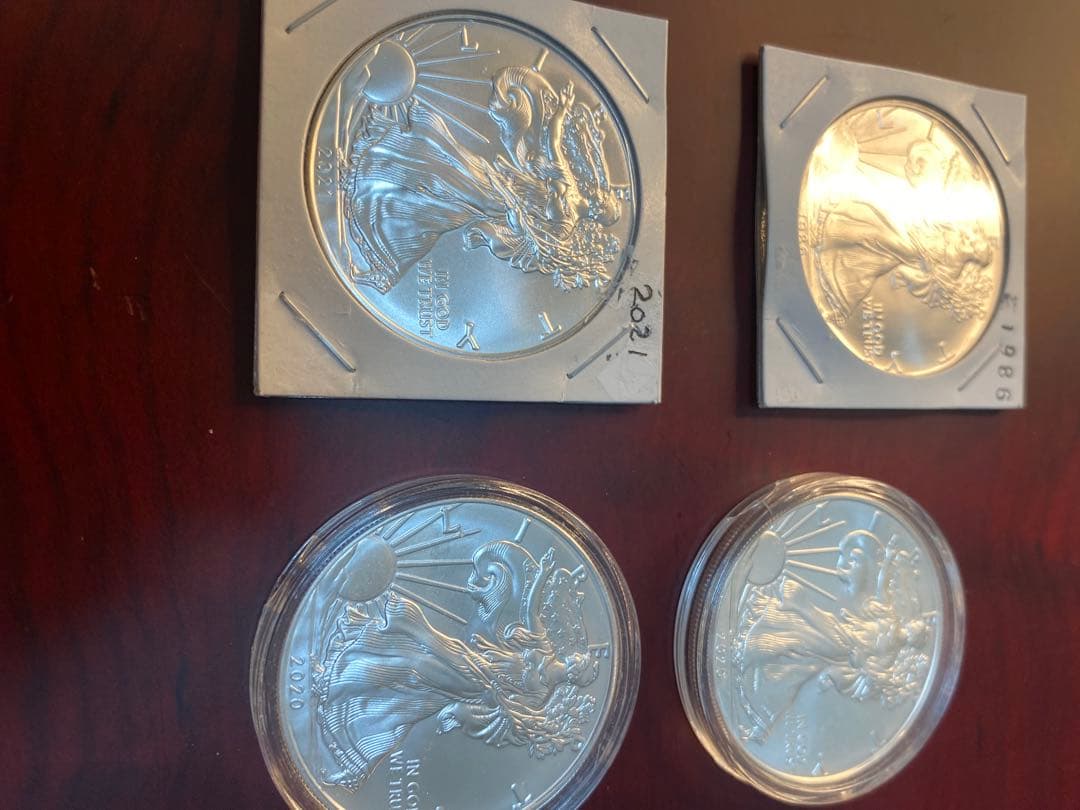 PCGS NCG アンティーク　銀貨　イーグル銀貨