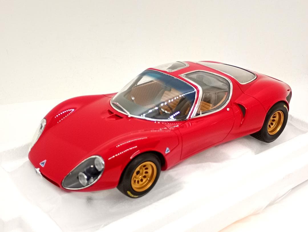 1/18 アルファロメオ 33 ストラダーレ 1967 プロトティーポ レッド