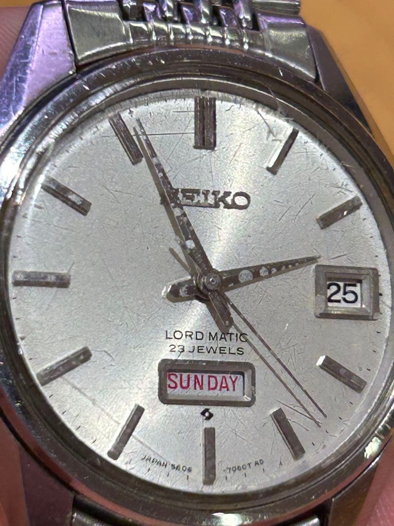 不動品　セイコー　ロードマチック　23石　5606-7060 私