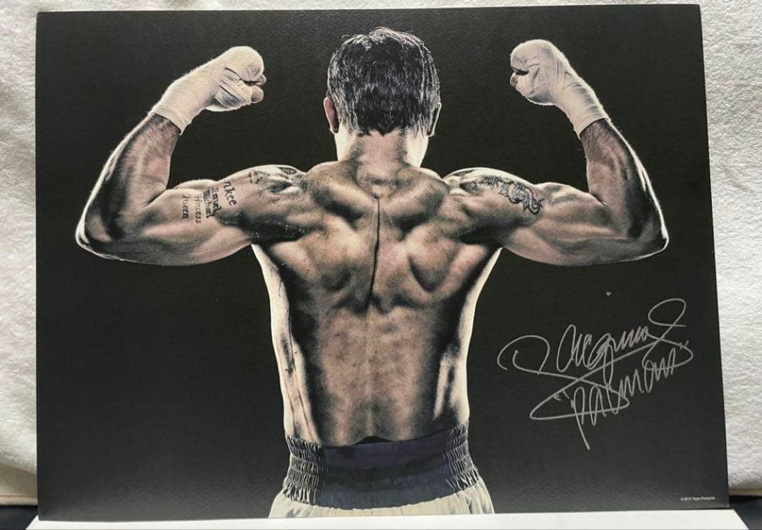 激レア　パッキャオ　ポスター6枚 セットアルバム　直筆サイン入り