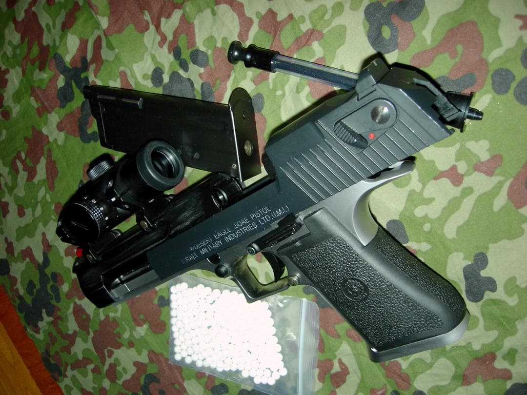 プリンキング専用　SⅡS デザートイーグル(バトルダメージバレル仕様) ガスガン