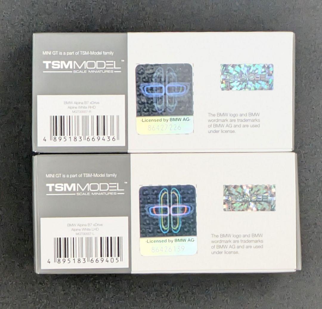ミニカー MINI GT BMW Alpina B7 xDrive Alpine Whit