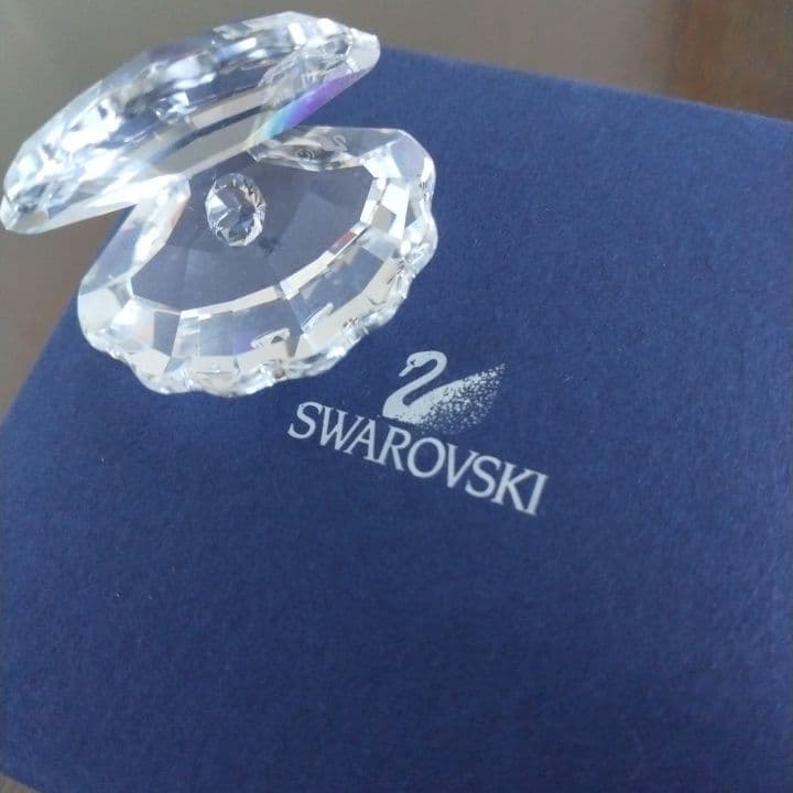 Swarovski クリスタル オープンシェル⭐︎お買い上証明書付き
