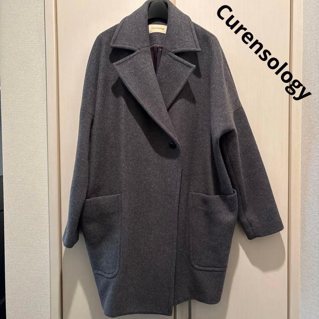 ✨極美品✨　Curensology グレー コクーンチェスターコート