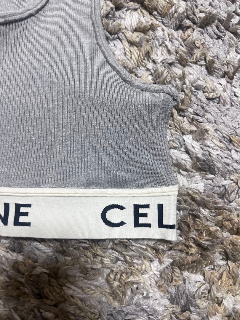 CELINE グレー タンクトップ