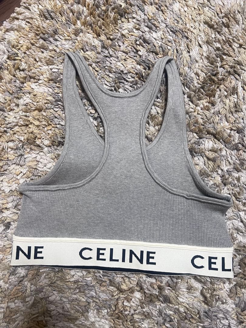 CELINE グレー タンクトップ