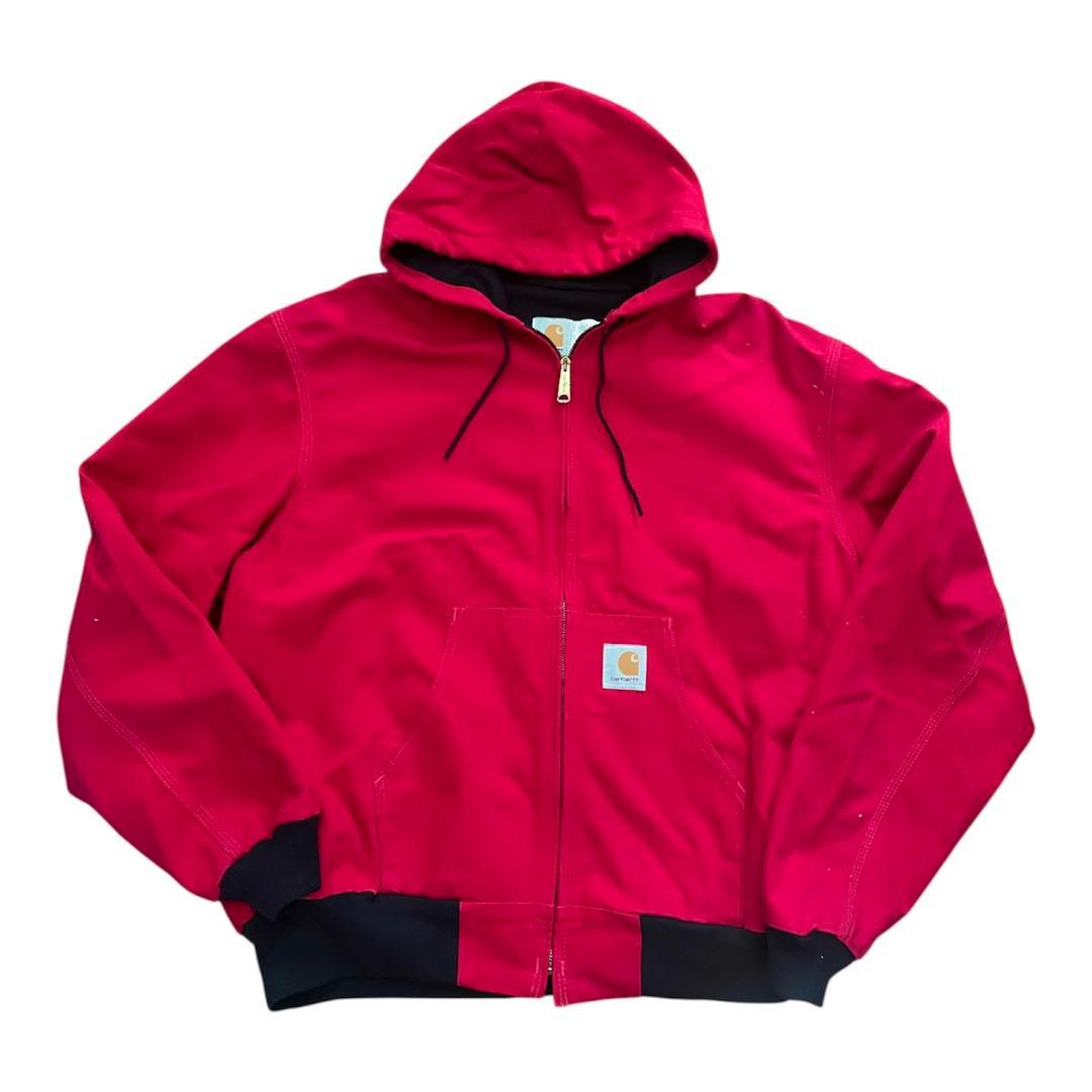90s Carhartt カーハート アクティブジャケット RED USA XL