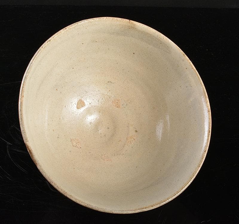 朝鮮美術　韓国李王家　楽善斎　李方子造　高麗焼　茶碗　共箱　V　R5185