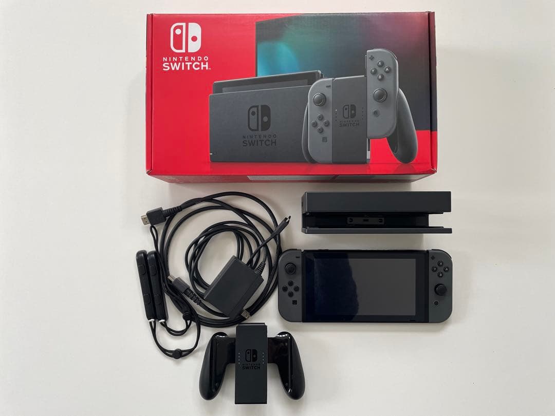 Nintendo Switch グレー 子供未使用、美品