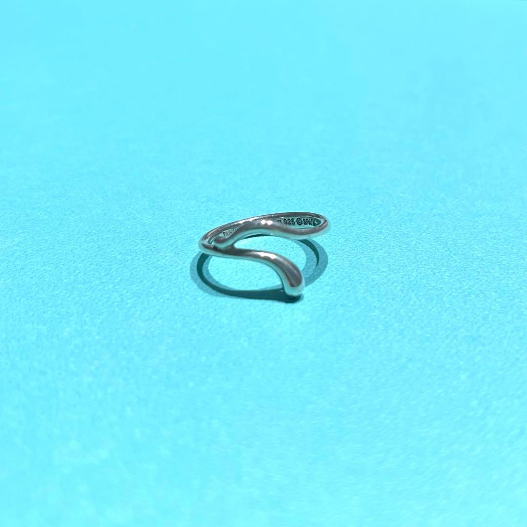 ティファニー「ティアドロップ」リング シルバー925【12〜12.5号サイズ】