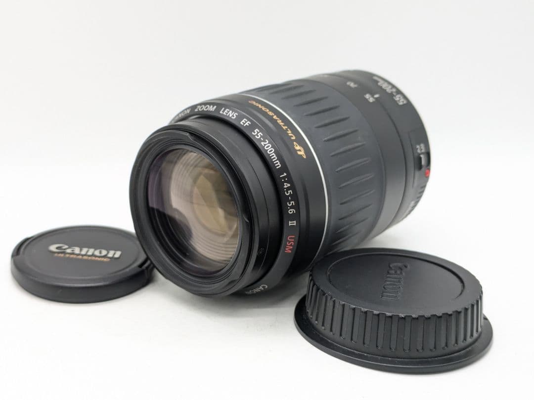 美品！CANON EF 55-200mm II USM 望遠ズームレンズ