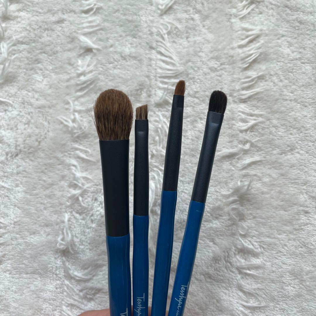 【最終値下げ】カネボウ鉄舟　熊野筆 ブラシセット9本【竹宝堂】