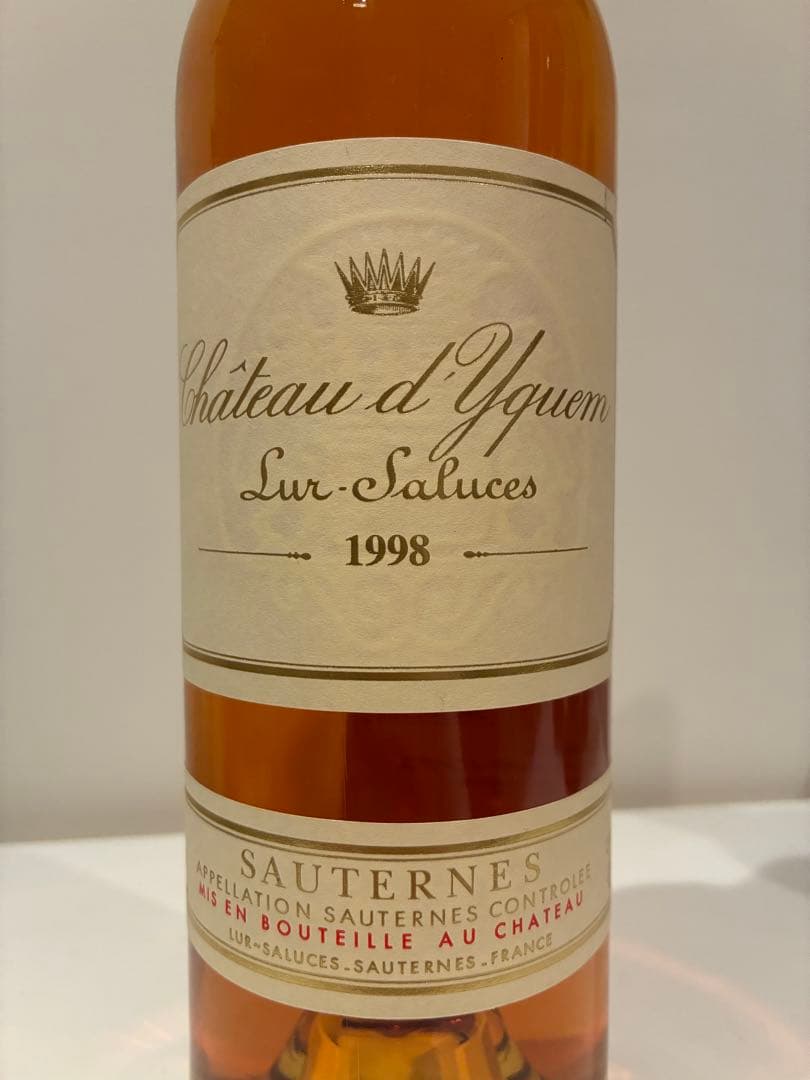 1998 シャトー ディケム 750ml 貴腐 白ワイン デザートワイン