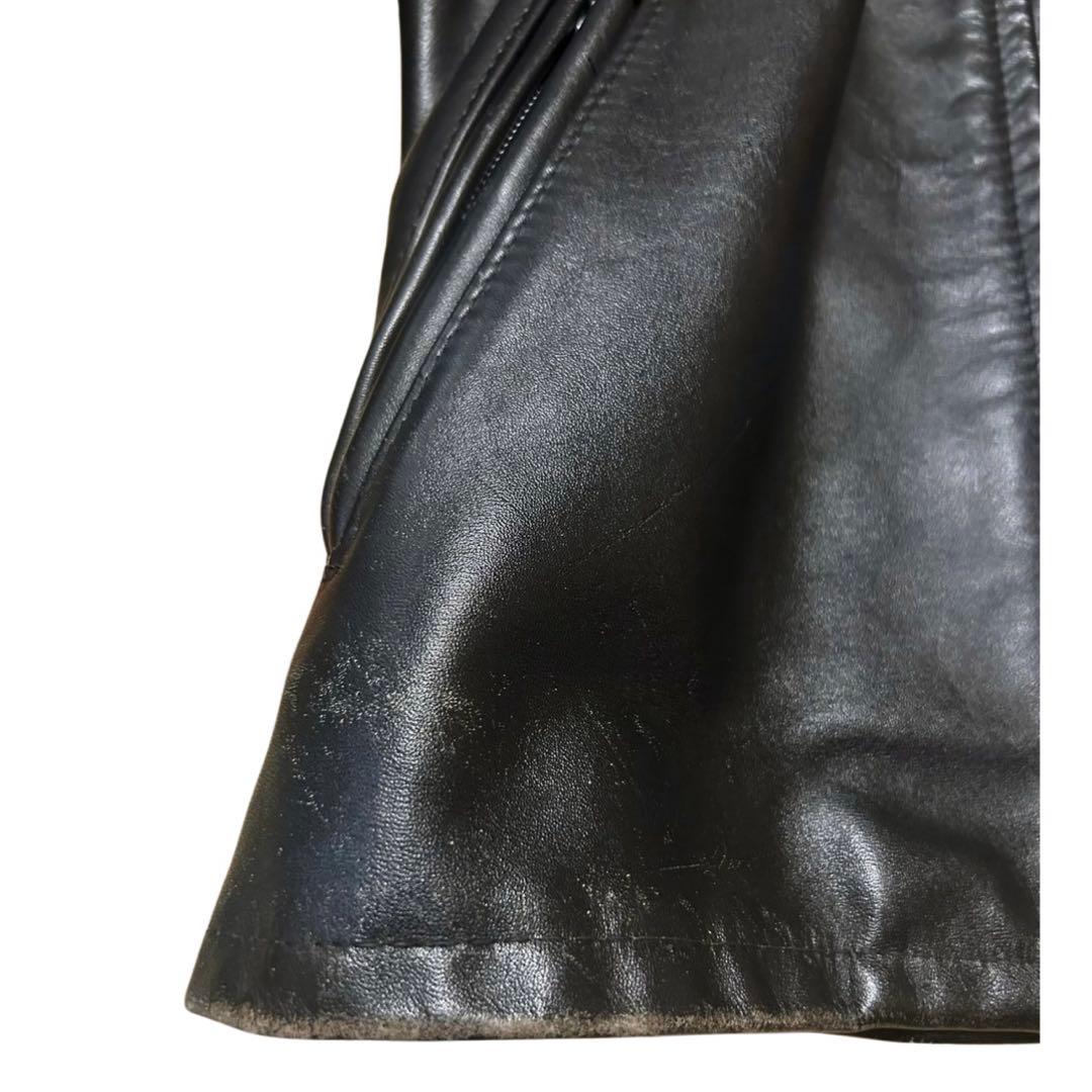 タ*郎様 Schott ショット 641 シングルライダース 40 本革 ブラッ