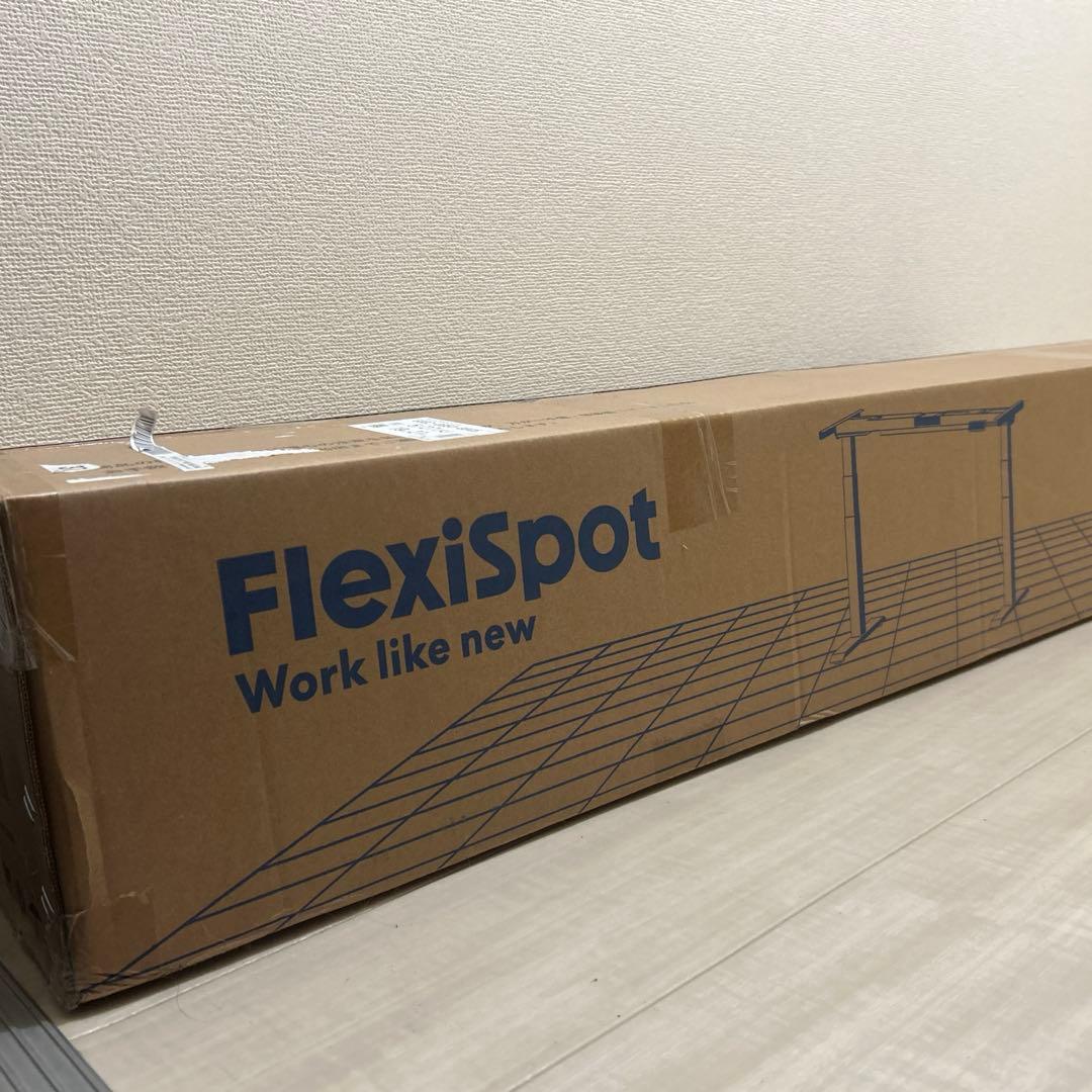 未開封 Flexispot E7W ホワイトスタンディングデスク【天板なし】