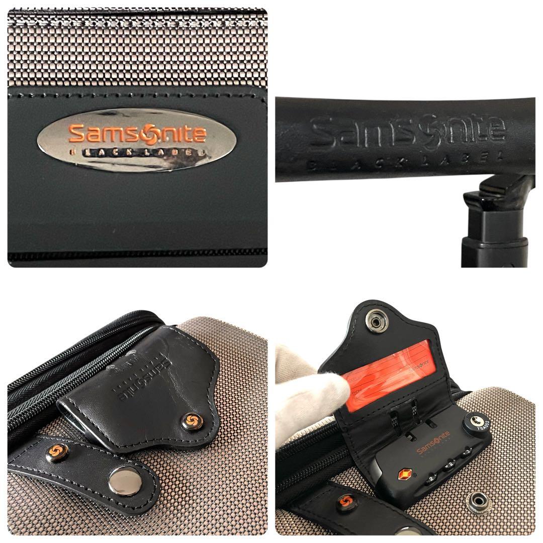 《超美品》サムソナイト ブラックレーベル スーツケース キャリーケース 2輪 茶