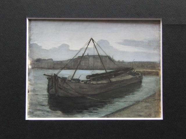 ピート・モンドリアン、『ウェースペルゼイド川：夕暮れ』