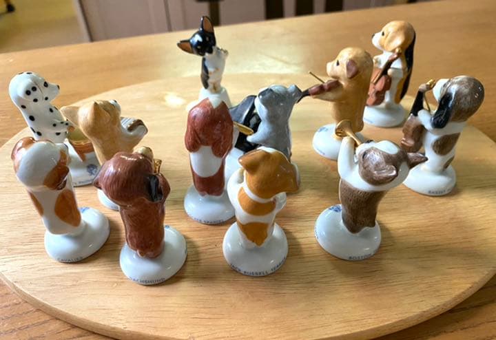 陶器製ワンコのオ-ケストラ