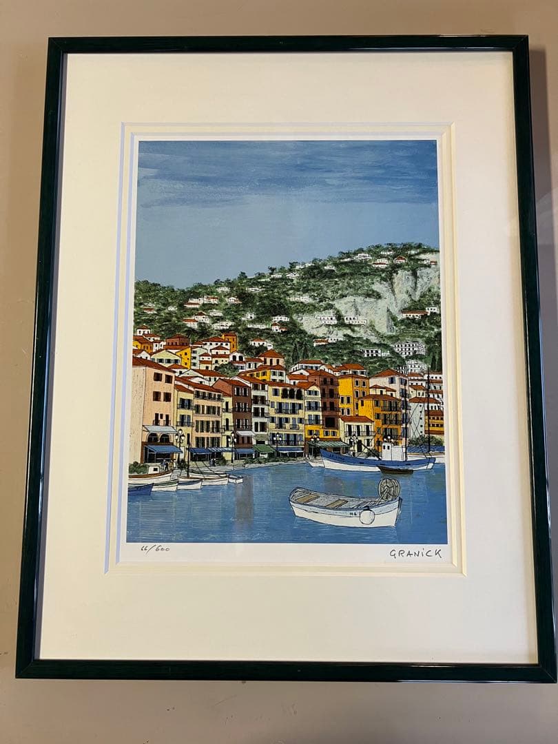 絵画 グラニック・ヴィルフランシュメール フランス　版画 風景画