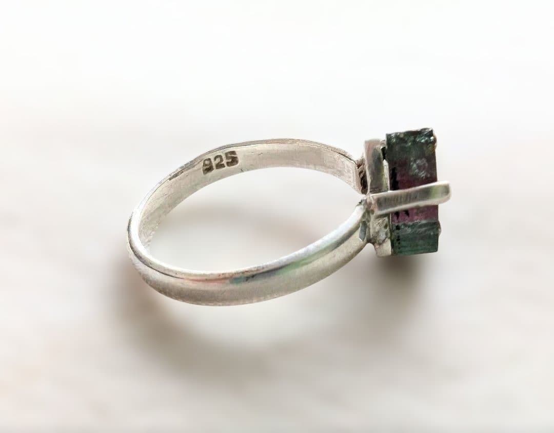 S*n様 シルバー925 ウォーターメロン トルマリン 電気石 リング
