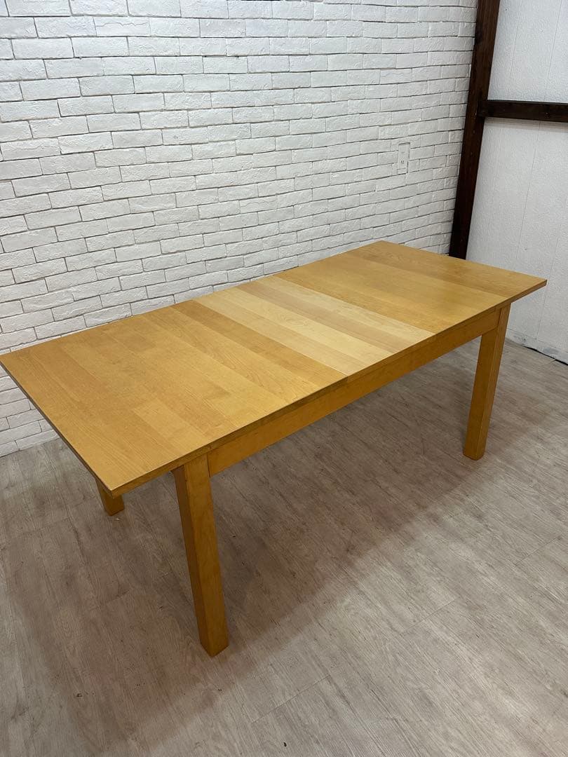 【東京都23区配送無料】IKEA ダイニングテーブル　伸長式　机　デスク　作業台