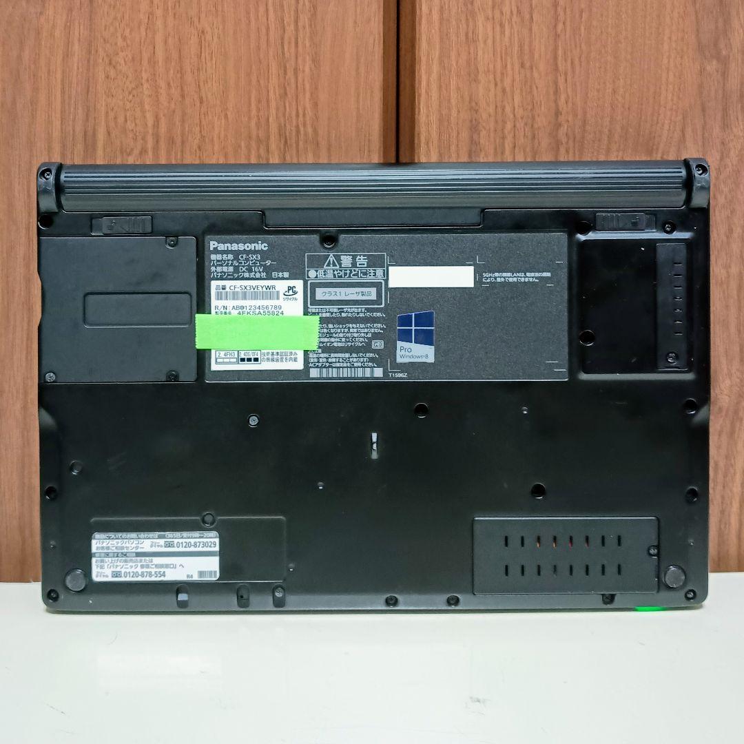 Windowsノート本体 Panasonic Let'snote Corei7 16GB SSD512GB