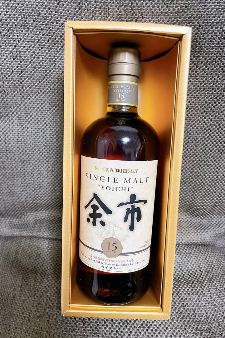 送料込♡新品未開封　ニッカ　余市　15年　45度　700ｍｌ　箱付