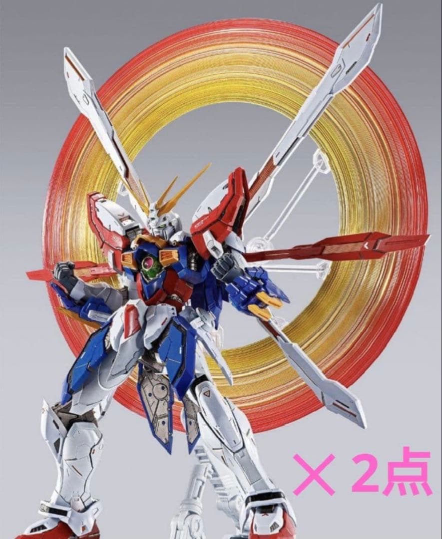 新品未使用 ゴッドガンダム＆ゴッドガンダム弐 メタルビルド 2点