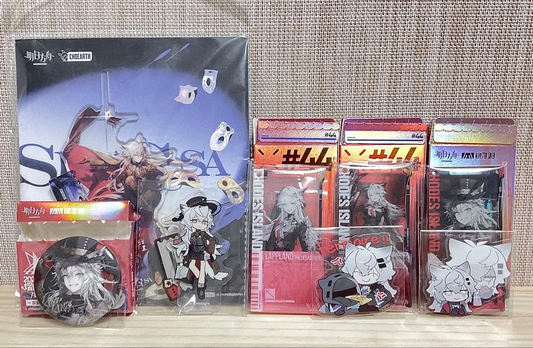 【異格】荒蕪ラップランドグッズセット(通行認証、アクリルスタンド他)