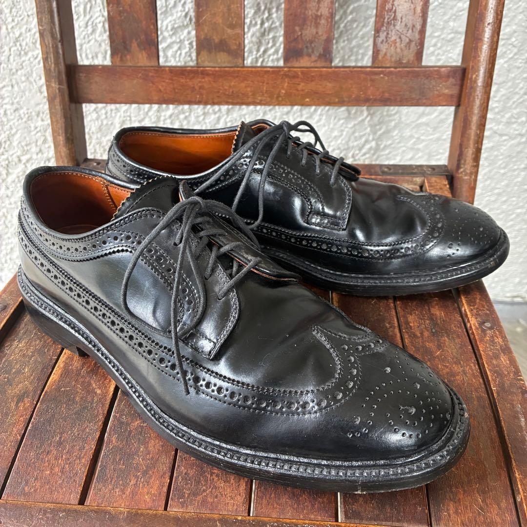 コードバンALDEN オールデン革靴レザーシューズ8 C/Eヴィンテージ USA