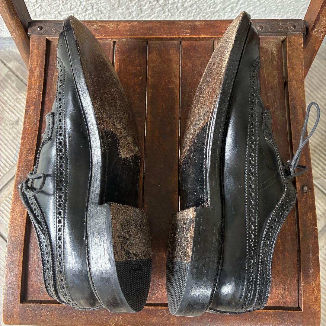 コードバンALDEN オールデン革靴レザーシューズ8 C/Eヴィンテージ USA