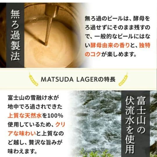 【未開封】IPAビール　Matsuda LAGER クラフトビール　48本