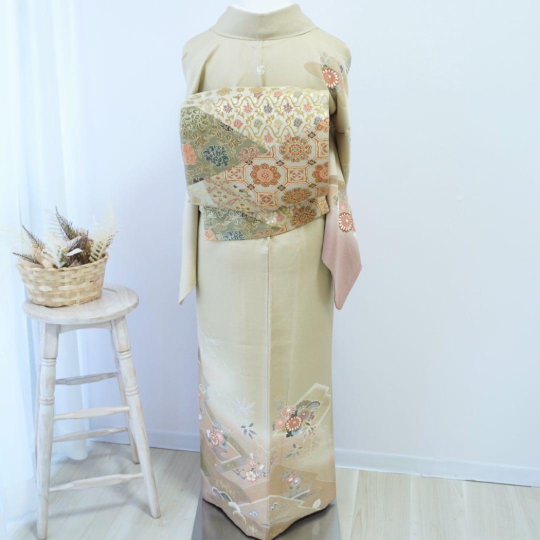 訪問着 フルセットa424i 七五三　入学式　お宮参り　結婚式　一つ紋