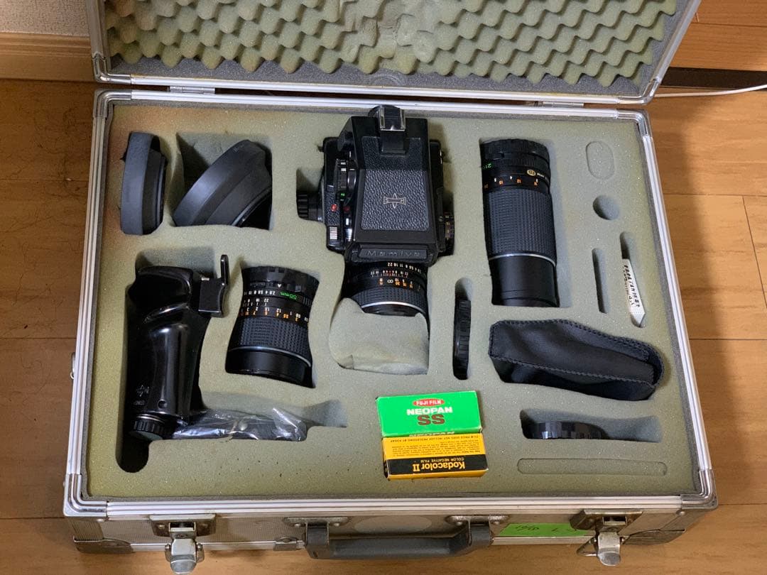 フィルムカメラ Mamiya M645 SEKOR C 1:2.8 80mm 55mm 210