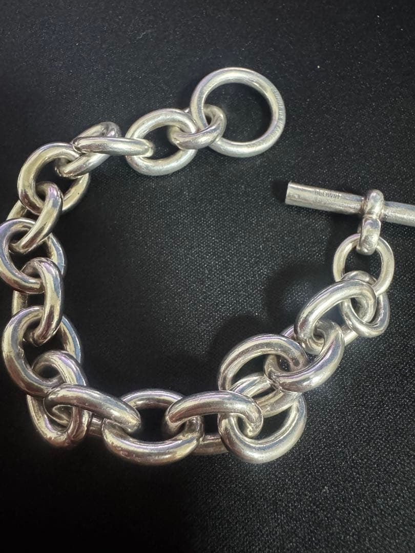 BEDWIN CHAIN BRACELET RIVIERA シルバーブレスレット