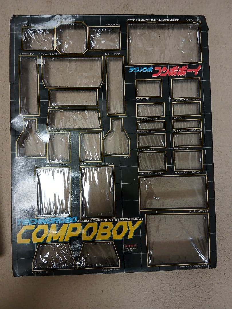 【昭和レトロ】テクノロボ　コンポボーイ　ポピー　一部欠損
