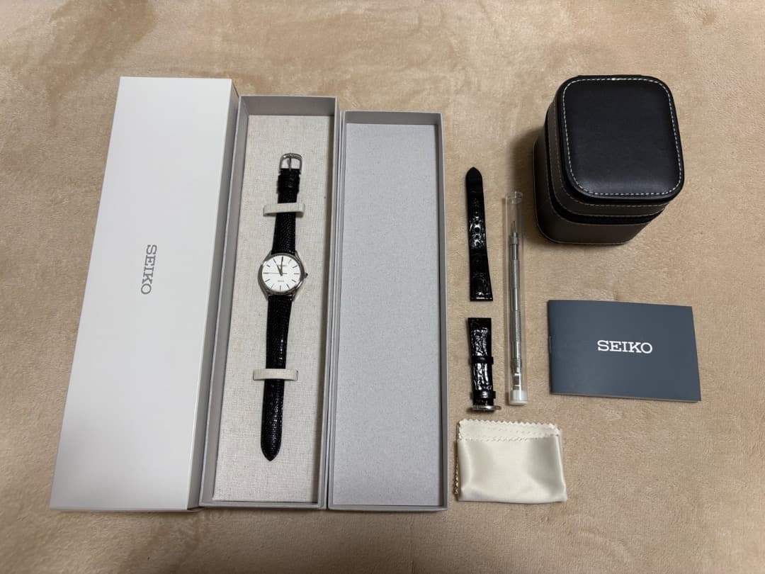 SACM171 セイコー ドルチェ & エクセリーヌ ペア クオーツ + 諸々