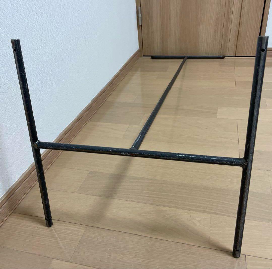 【ラスト1点】インダストリアル アイアン T字ハンガーラック シャビー 店舗什器