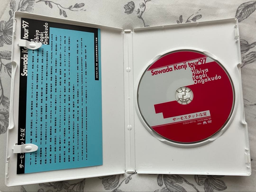 【専用】沢田研二 「愛まで待てない」、「サーモスタットな夏」ライブ DVD2点