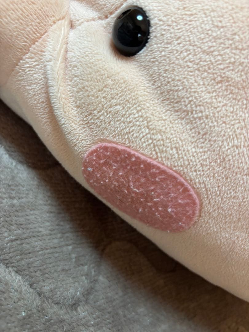 ピンクのぶたのぬいぐるみ