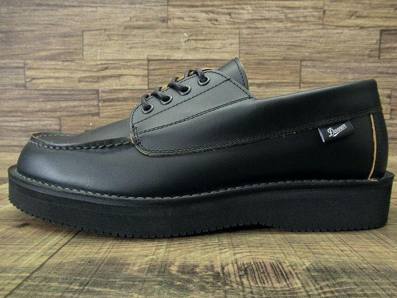 専用　ダナー ブローガン 茶芯 モカシン レザー シューズ 黒 25.5 ②