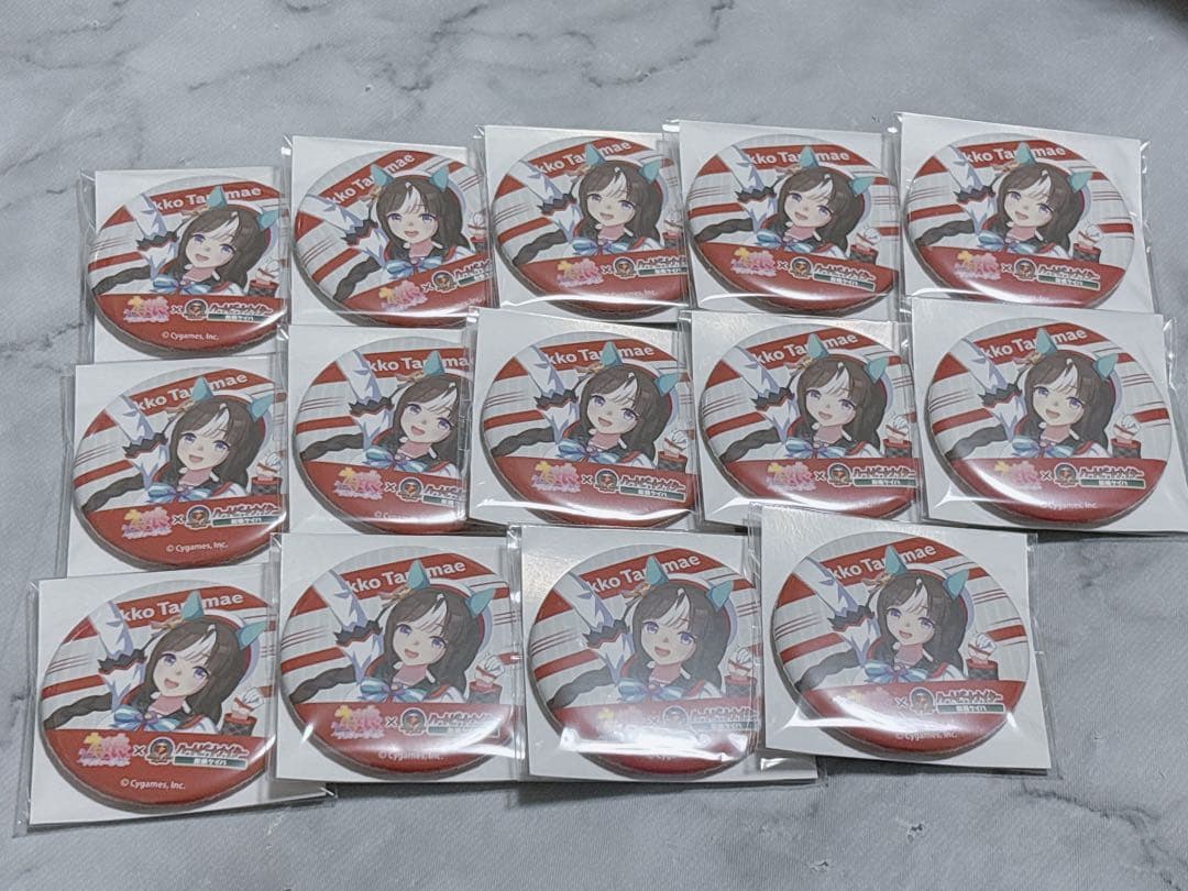 ホッコータルマエ　缶バッジ　ウマ娘　船橋競馬場コラボ