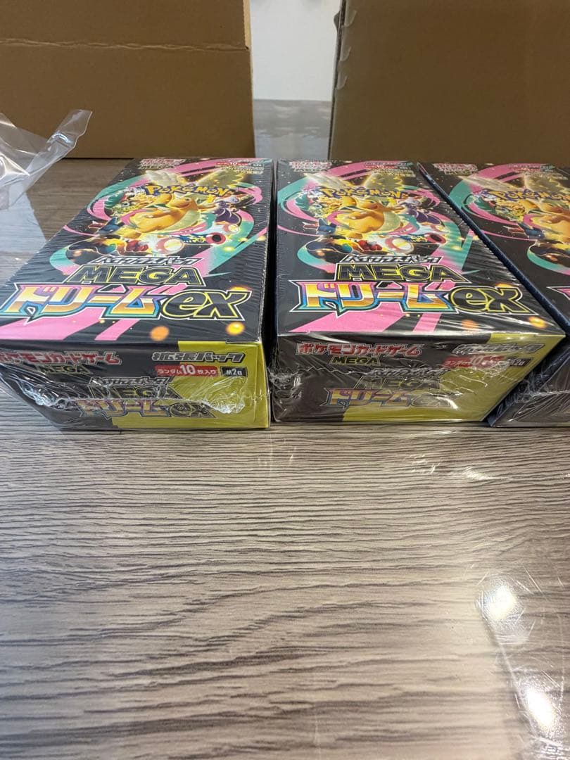 再*可様 ポケモンカードゲーム MEGAドリームex 3BOX シュリンク付き