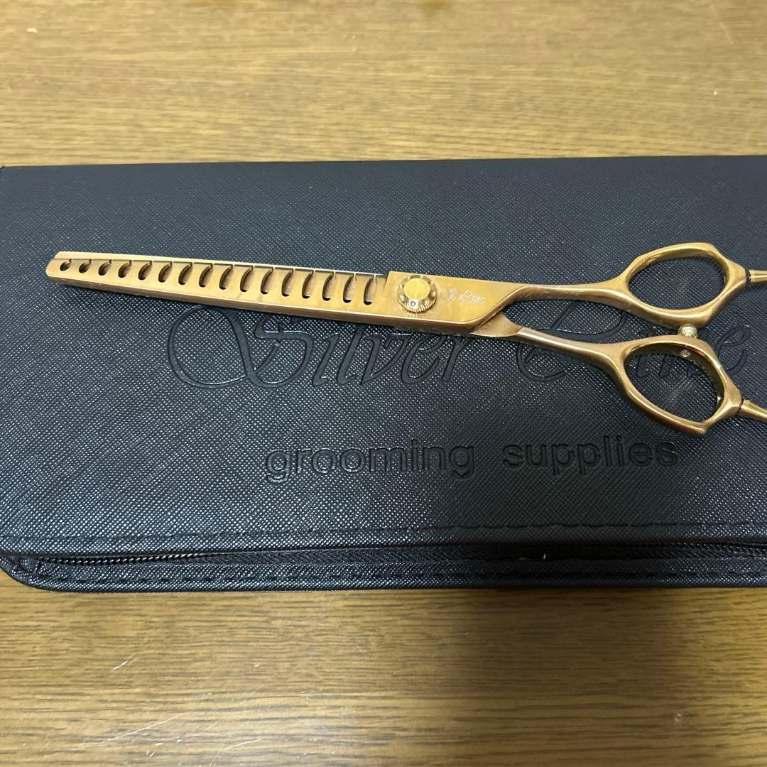 シルバーライン ブレンダー ゴールドパンパン手品ハサミ セニングトリミングシザー