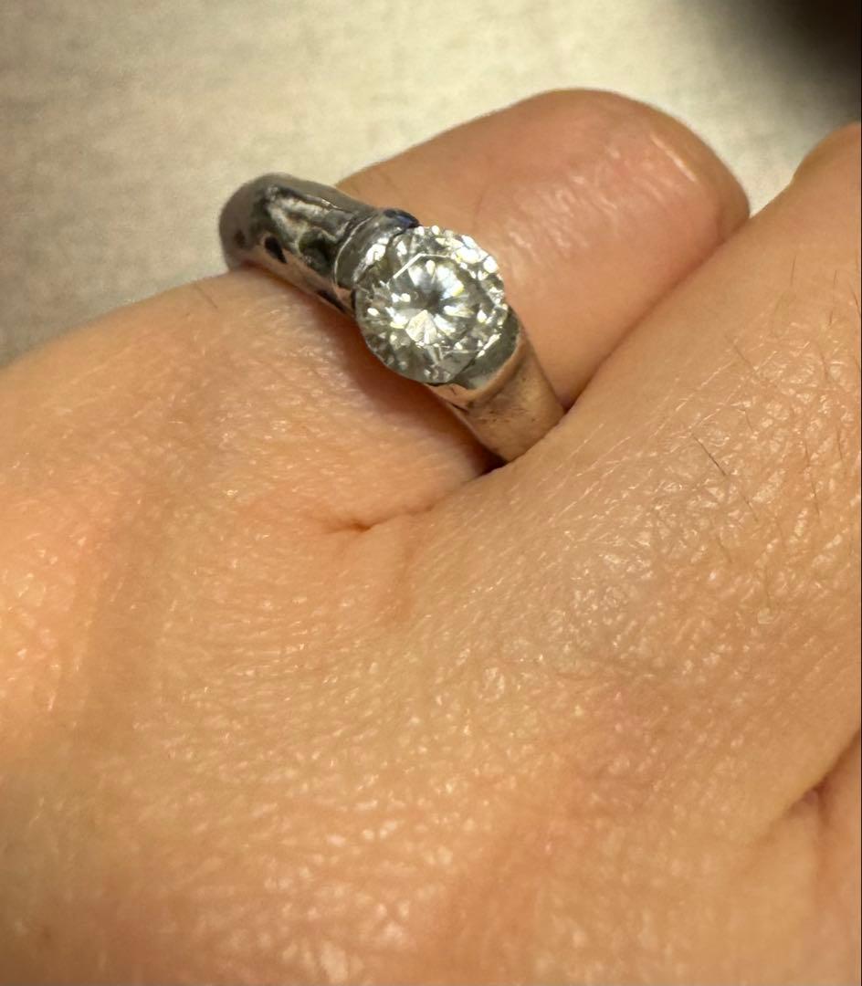 【匿名配送】イーエム★ジルコニア★シルバー★ピンキーリング★１号★e.m.