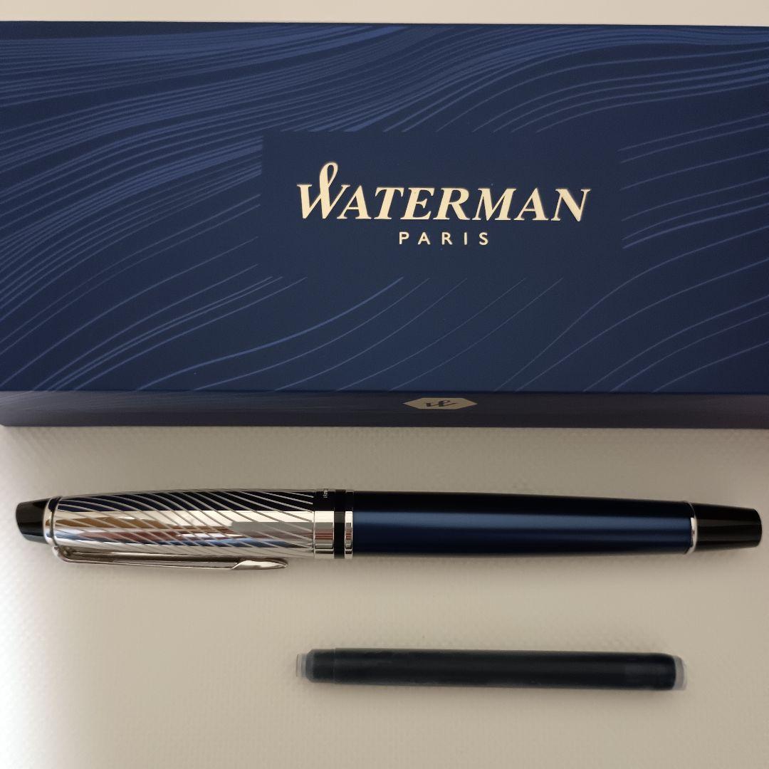 Waterman エキスパート デラックス メタリックブルーCT 万年筆